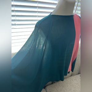 Issey Miyake Vintage Colorblock Cape NWT